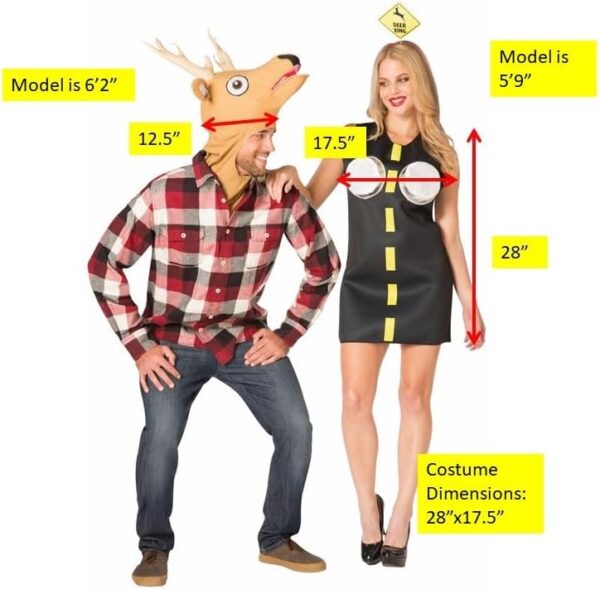 Rasta Imposta Deer in Headlights Couples Costume Set