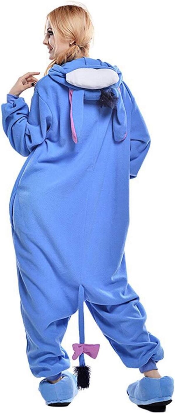 GLADCOS Blue Eeyore Onesie Costume Halloween Adulte Couples Costumes Adult Halloween Stitch Onesie Pyjamas Christmas