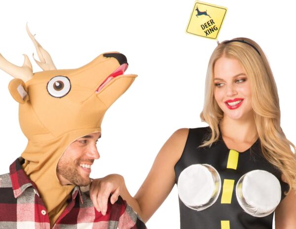 Rasta Imposta Deer in Headlights Couples Costume Set