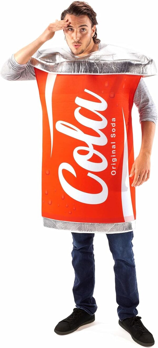 Cola vs Popsi Couples Halloween Costume - Funny Soda Pop Cans, Soft Drink Outfit