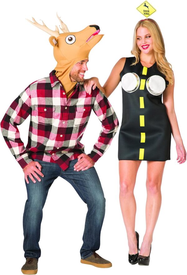 Rasta Imposta Deer in Headlights Couples Costume Set