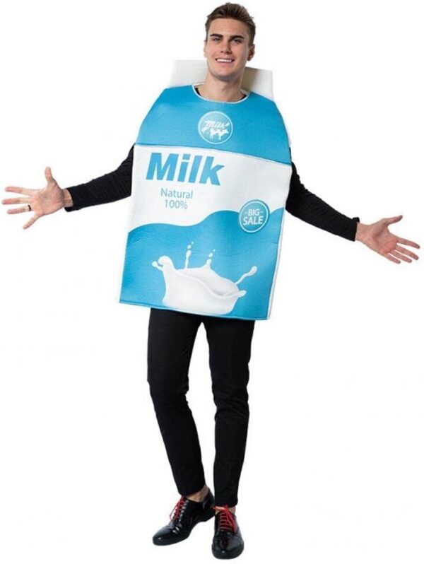 Halloween Couples Costumes - Cookies and Milk Cosplay Costume Halloween Dress Up Funny Costumes for Adult Men Women